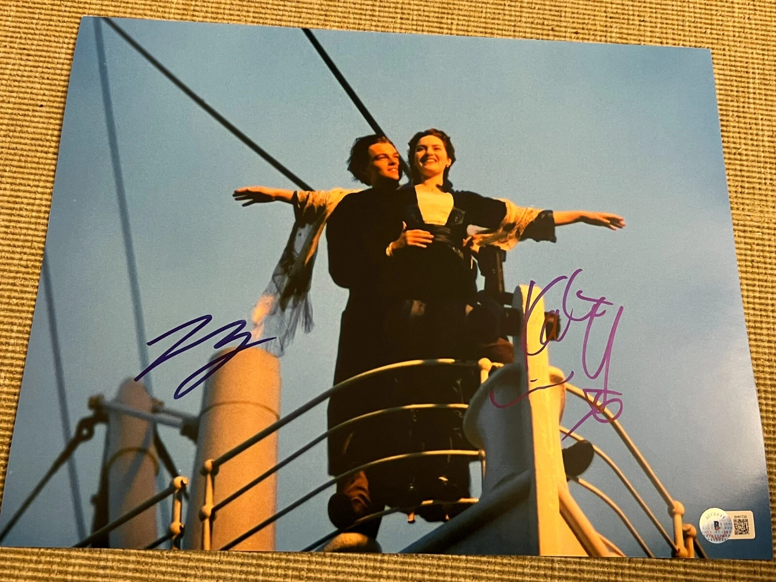 LEONARDO DICAPRIO WINSLET SIGNED AUTOGRAPH 11x14 PHOTO TITANIC BECKETT BAS COA E