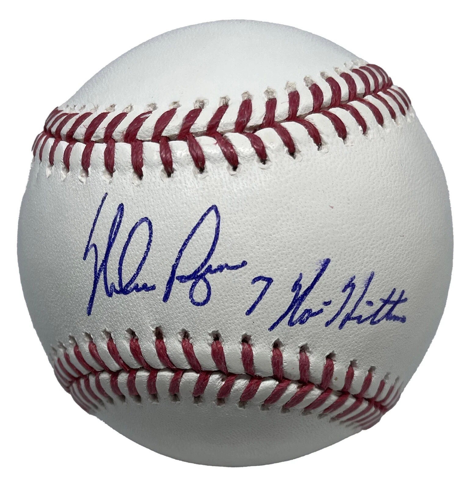 Nolan Ryan Signed MLB Baseball AIV B018091 w/ 7 No Hitters inscription