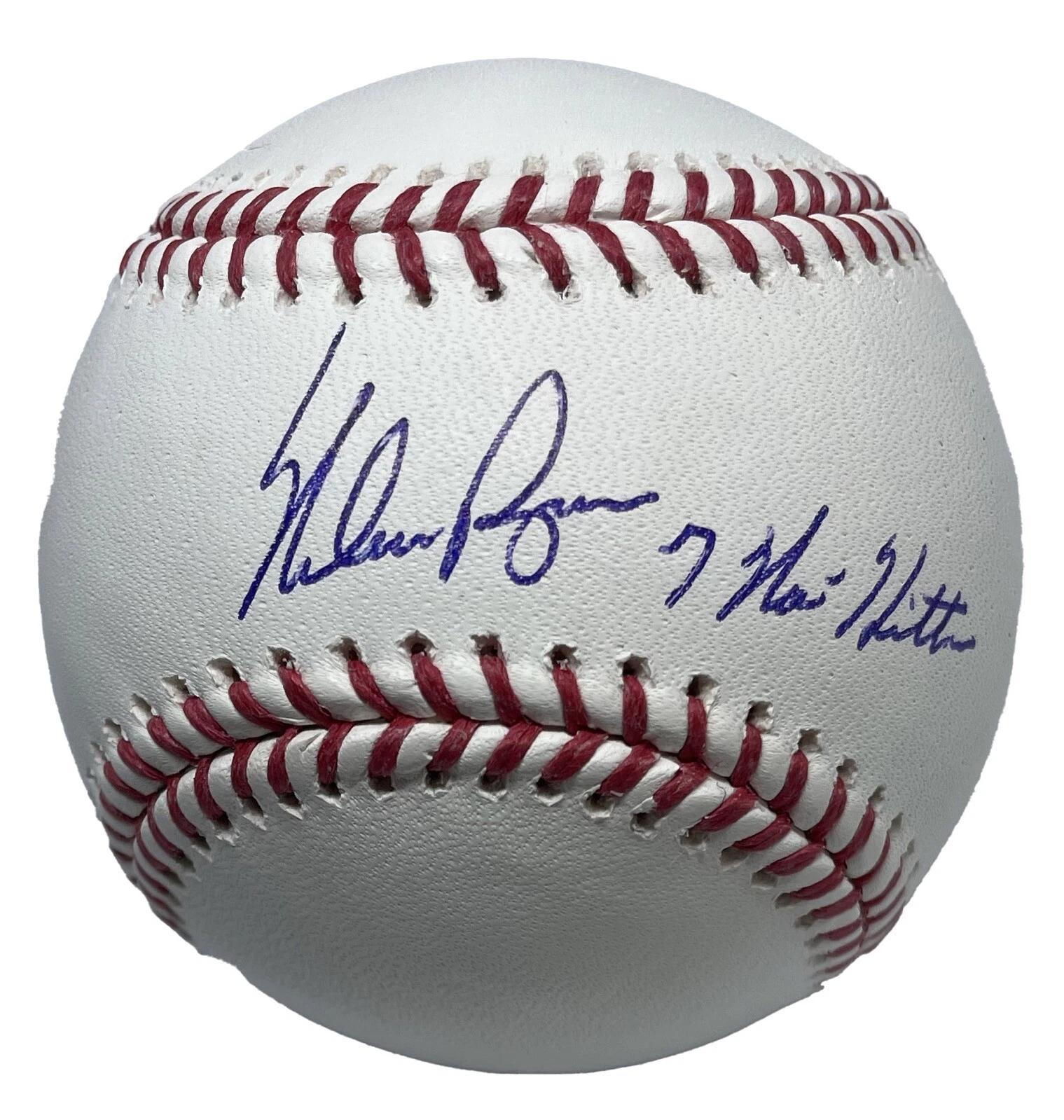 Nolan Ryan Signed MLB Baseball AIV B018092 w/ 7 No Hitters inscription