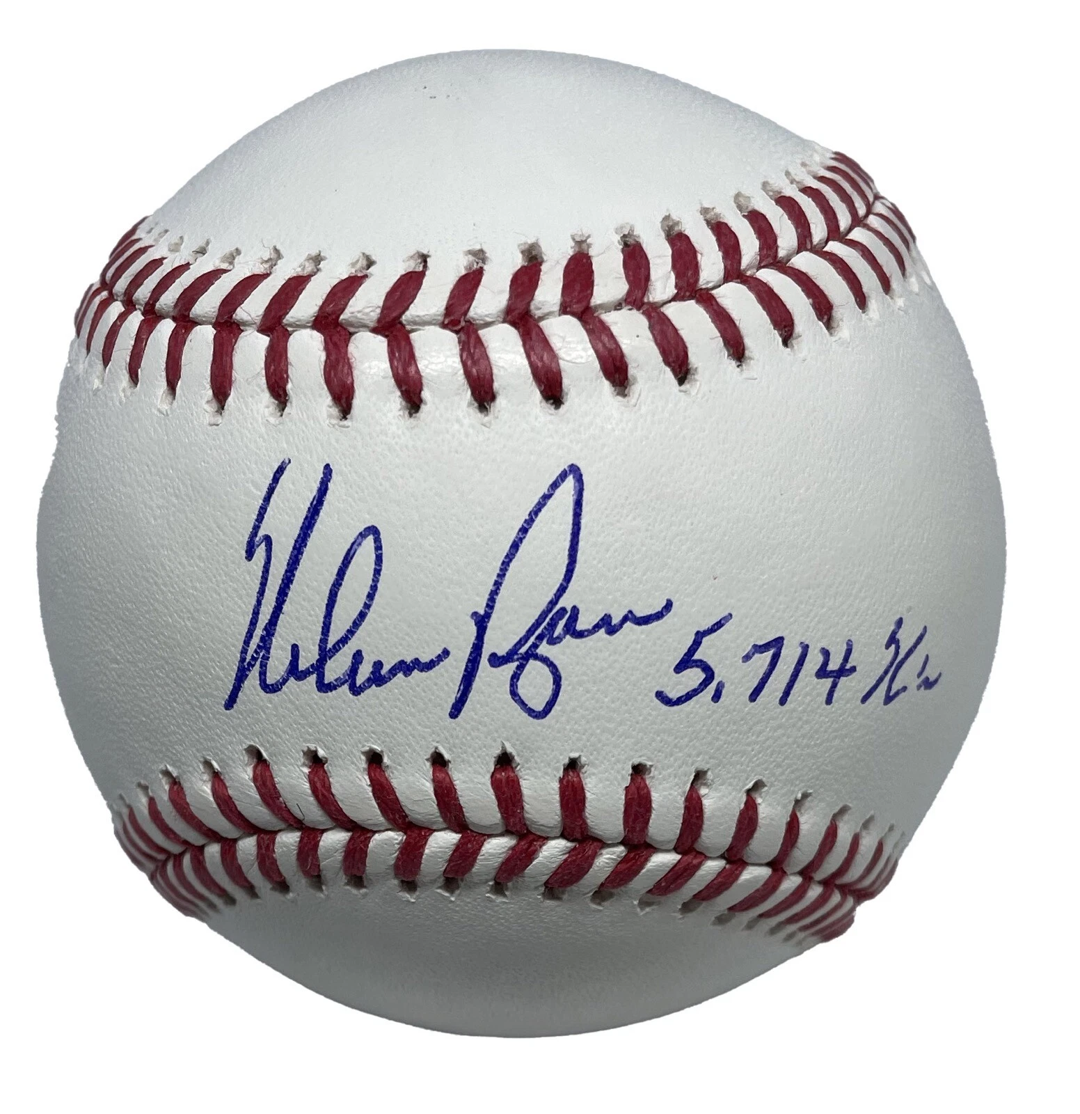 Nolan Ryan Signed MLB Baseball AIV B018075 w/ 5,714 Ks inscription
