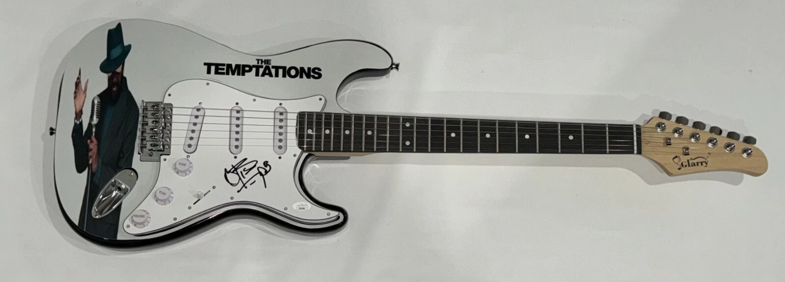 OTIS WILLIAMS SIGNED CUSTOM ELECTRIC GUITAR THE TEMPTATIONS PROOF JSA COA