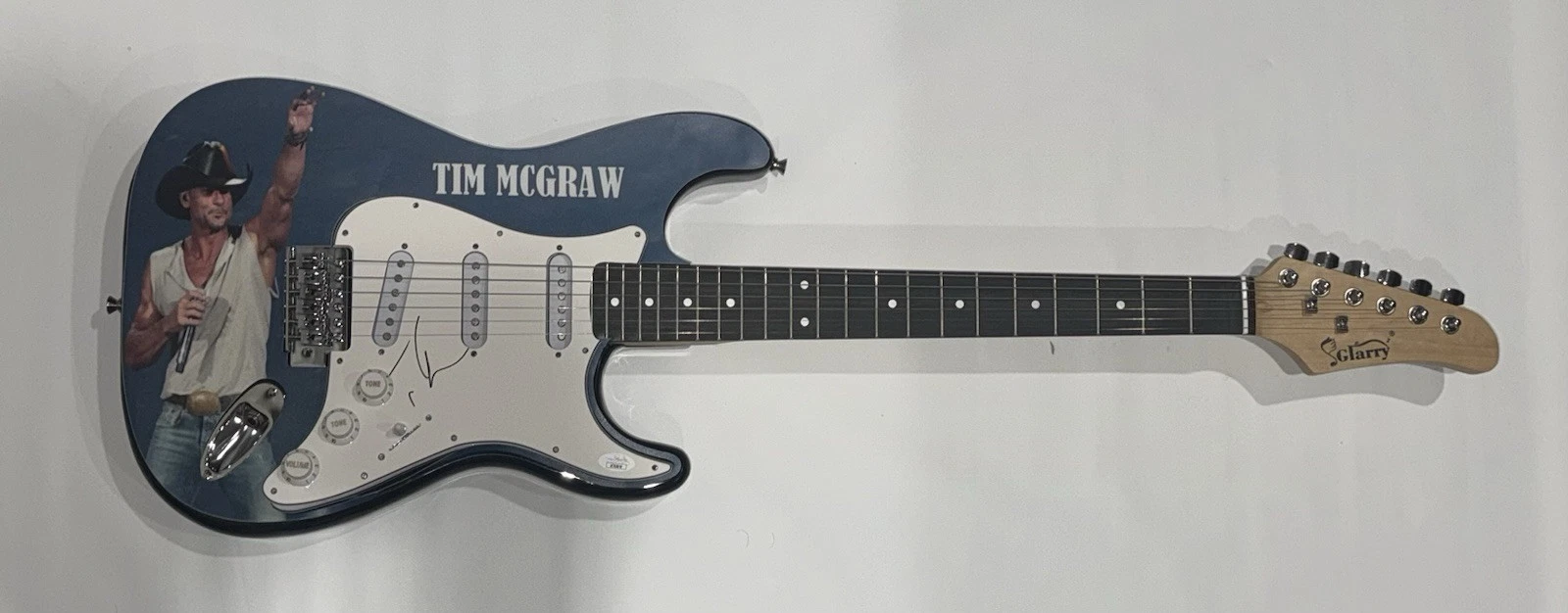 TIM MCGRAW SIGNED CUSTOM ELECTRIC GUITAR COUNTRY LEGEND JSA COA