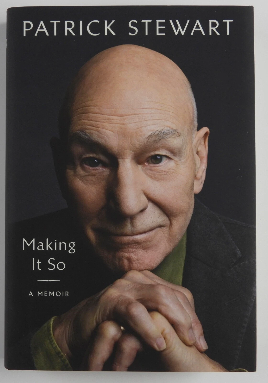 Patrick Stewart JSA Autograph Signed Book Making It So