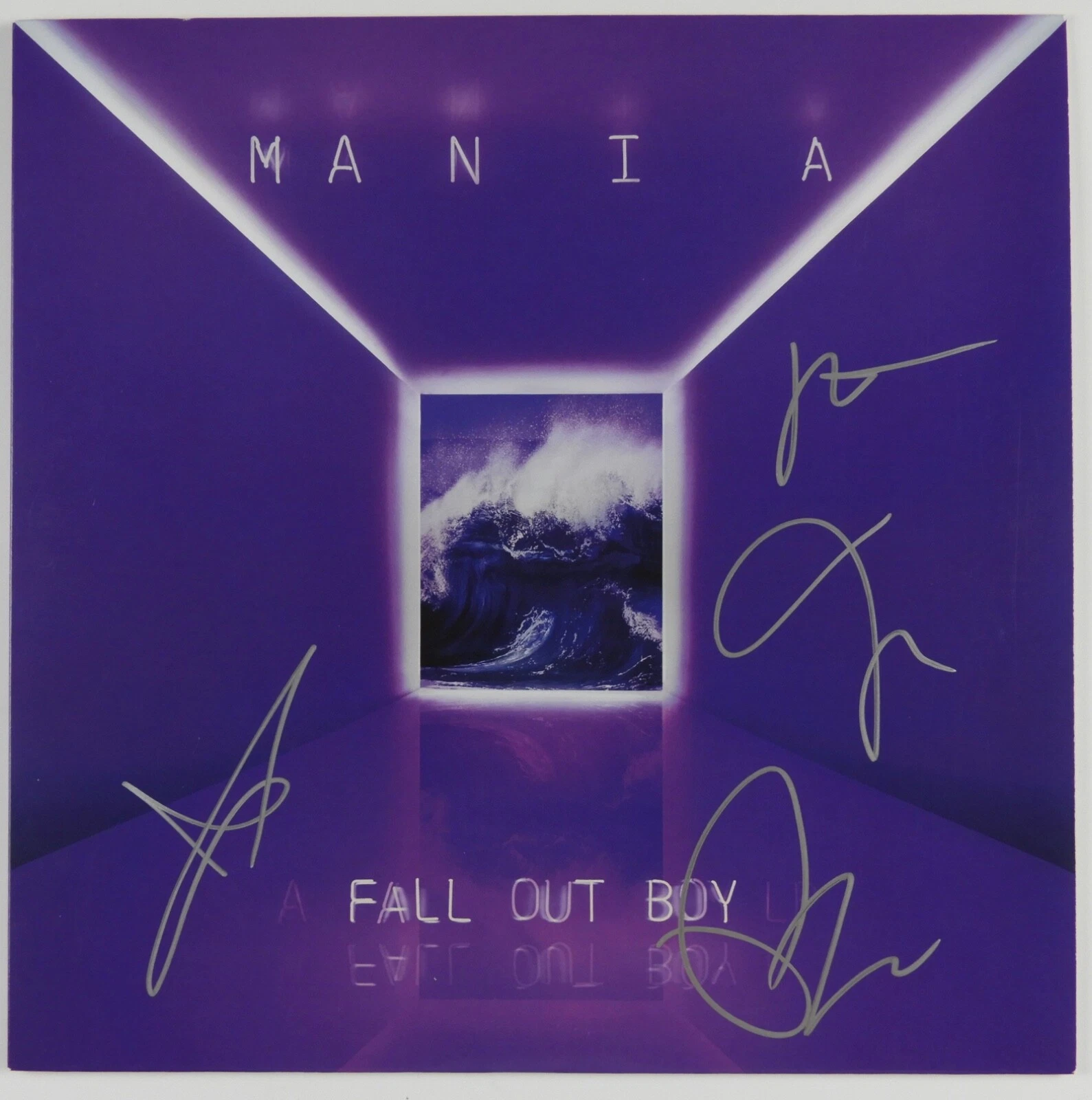 Fall Out Boy JSA Fully Signed Autograph Album Record Vinyl Greatest Hits
