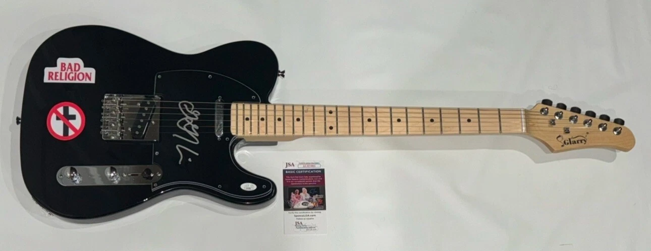 GREG GRAFFIN SIGNED BLACK ELECTRIC GUITAR RELIGION PUNK LEGEND JSA COA