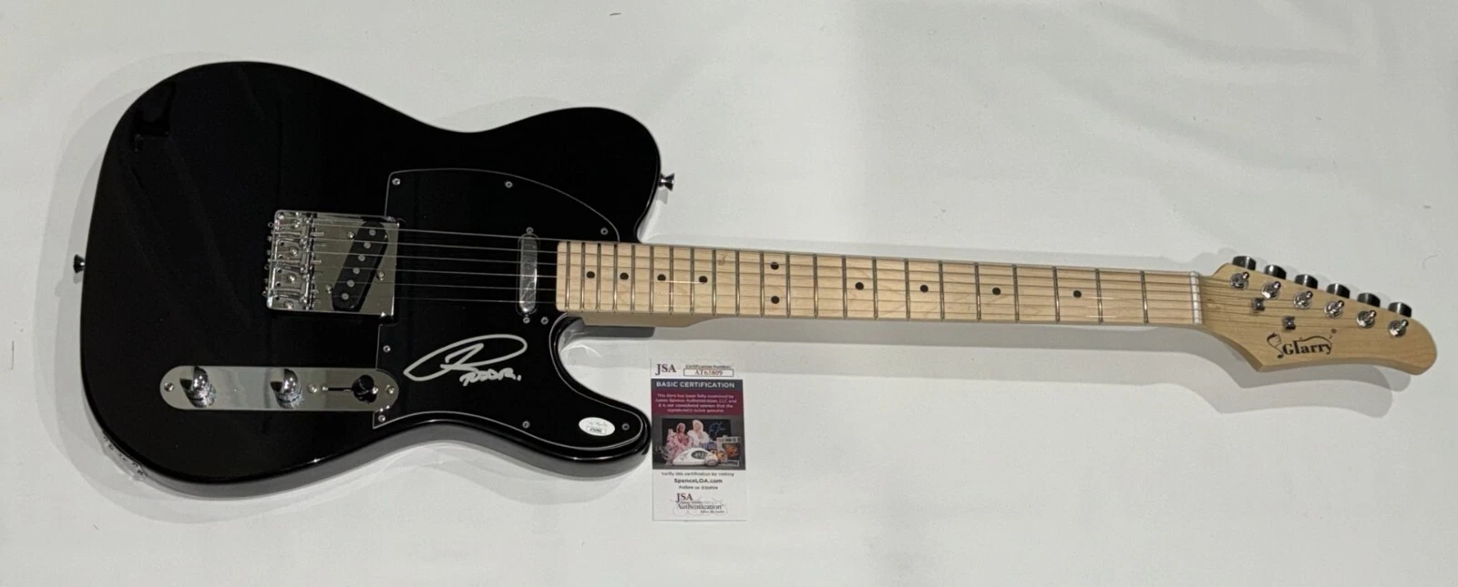 TODD RUNDGREN SIGNED SUNBURST ELECTRIC GUITAR UTOPIA PROOF JSA COA