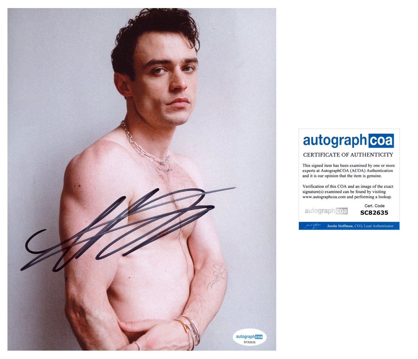 Thomas Doherty ‘Gossip Girl’ Signed Actor ‘Max Wolfe’ ACOA