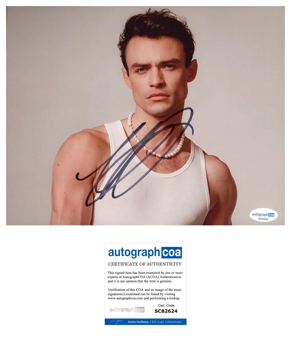 Thomas Doherty ‘Gossip Girl’ Signed Actor ‘Max Wolfe’ ACOA