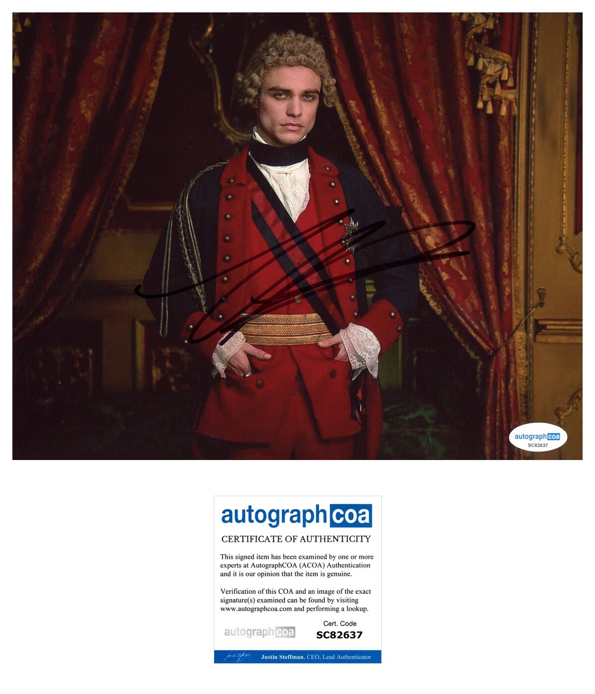 Thomas Doherty ‘Catherine The Great’ Signed Actor ‘Peter’ ACOA
