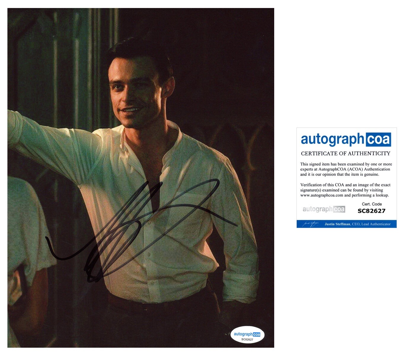 Thomas Doherty ‘The Invitation’ Signed Actor ‘De Ville’ ACOA