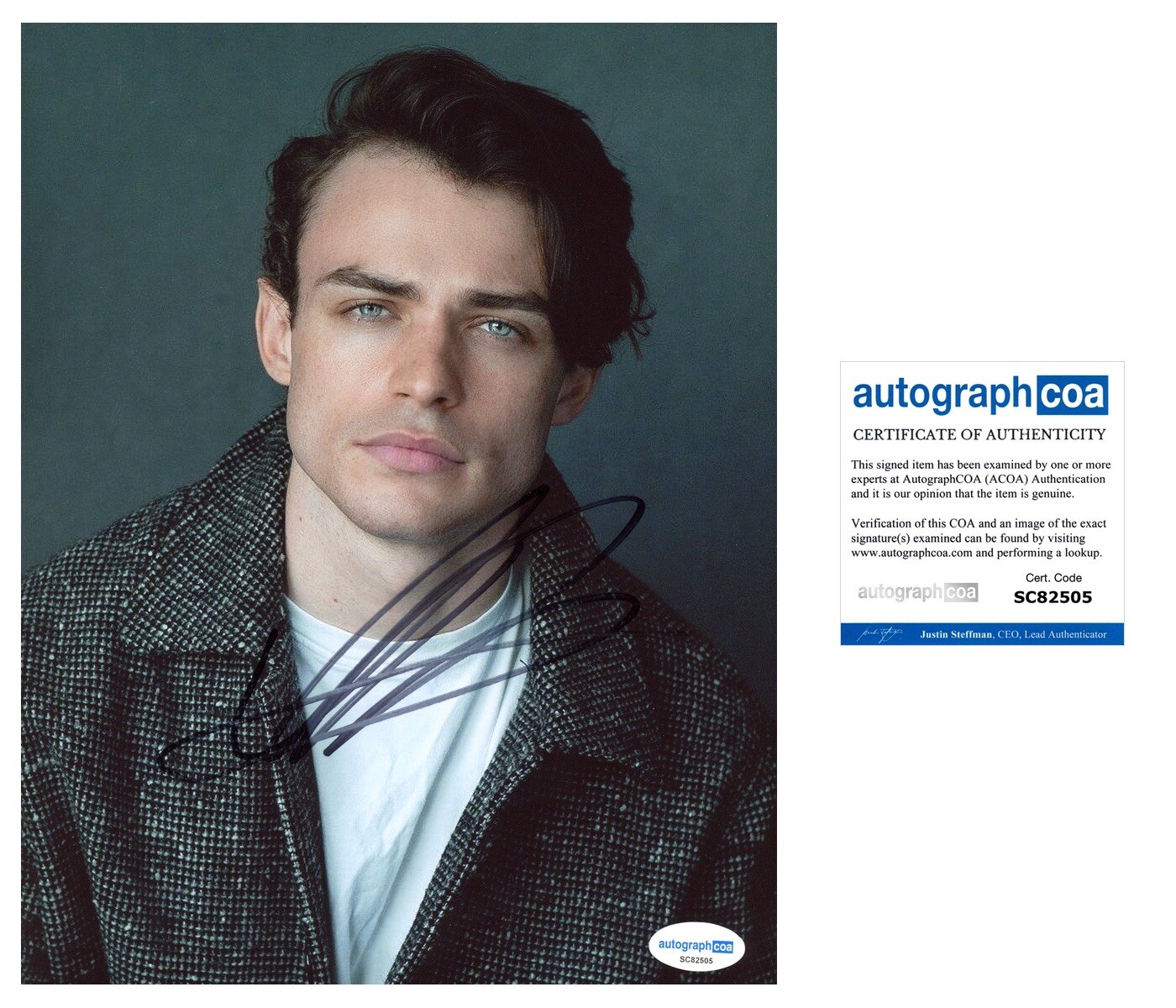 Thomas Doherty ‘Gossip Girl’ Signed Actor ‘Max Wolfe’ ACOA