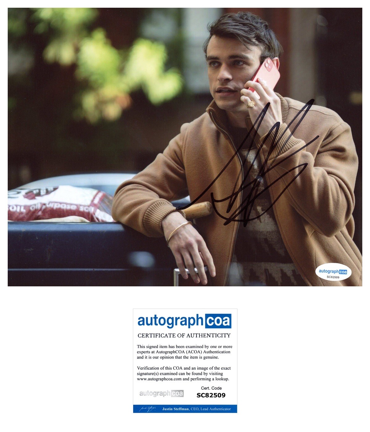 Thomas Doherty ‘Gossip Girl’ Signed Actor ‘Max Wolfe’ ACOA