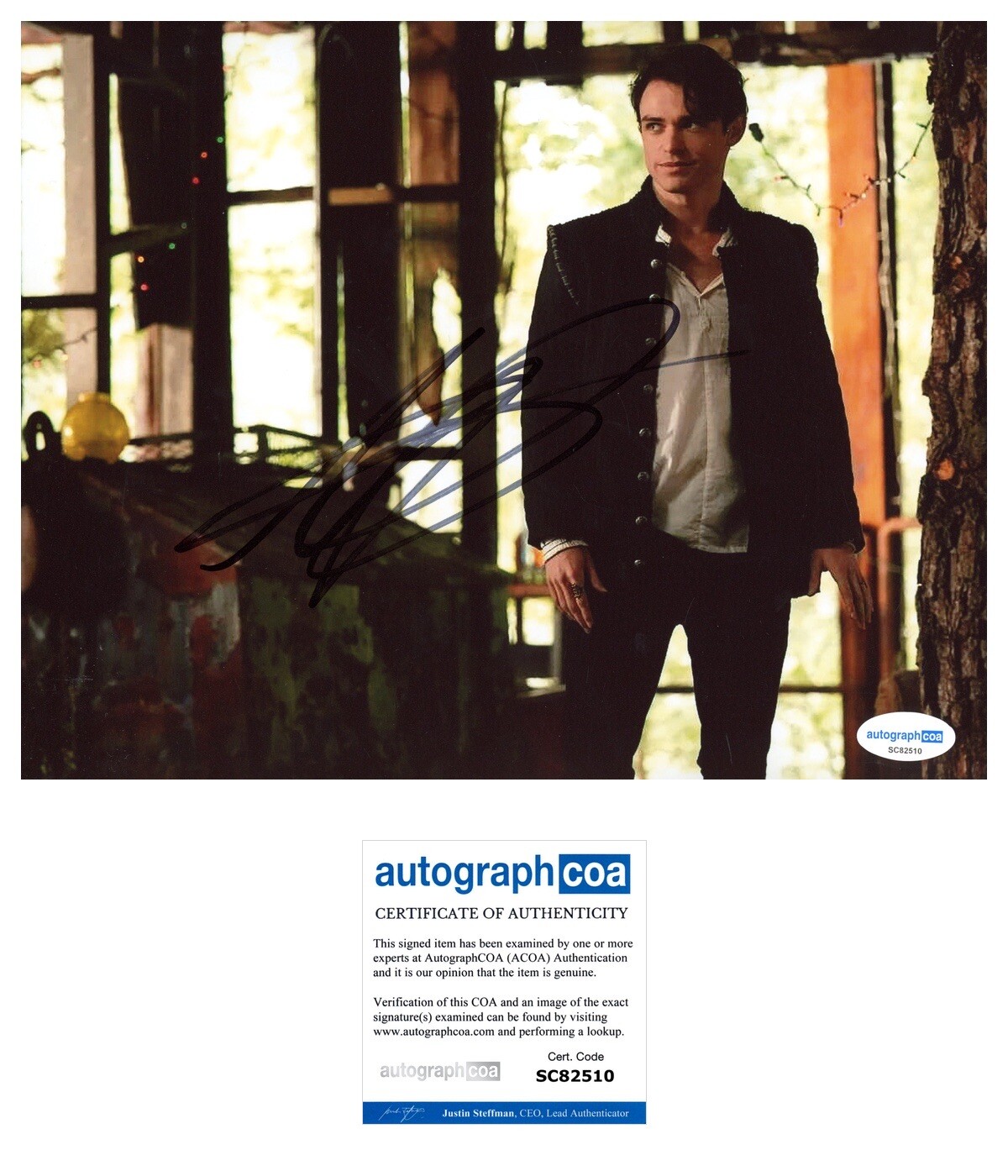 Thomas Doherty ‘Legacies’ Signed Actor ‘Sebastian’ ACOA