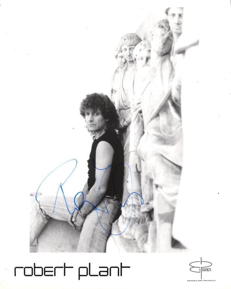 Robert Plant Signed Autograph 8x10 Original Promo Photo - Led Zeppelin JSA COA