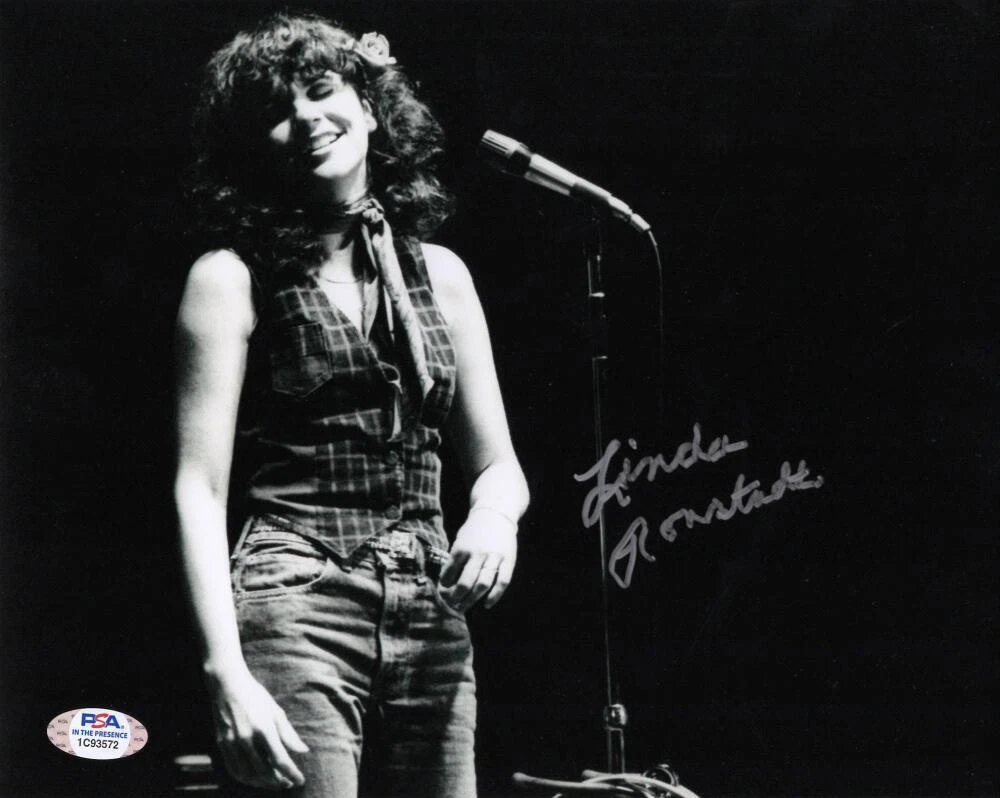 Linda Ronstadt Signed Autograph 8x10 Photo - Great American Songbook PSA COA