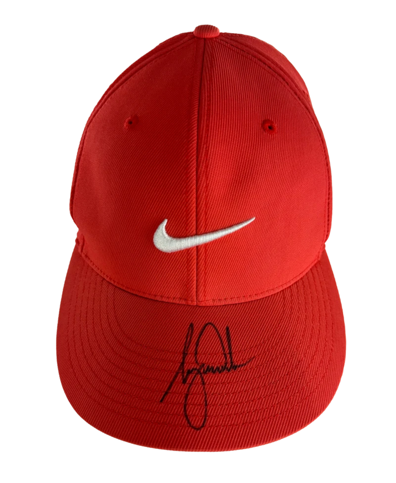 Tiger Woods Signed Autograph Nike Golf Hat Cap - Golf Great Masters Winner JSA