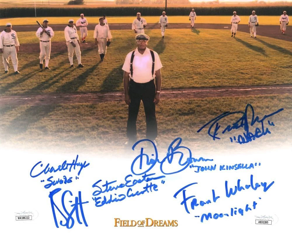 Ray Liotta +5 Signed Autograph Field of Dreams Cast 8x10 Photo w/ JSA COA