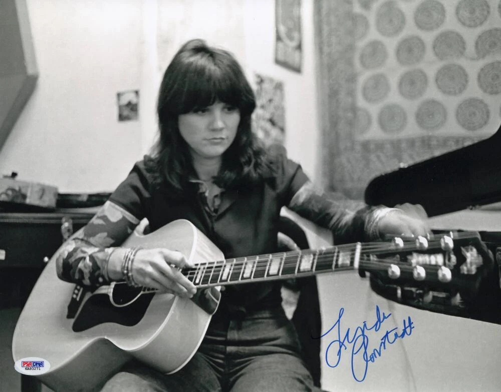 Linda Ronstadt Signed Autograph 11x14 Photo - Simple Dreams Beauty w/ PSA COA