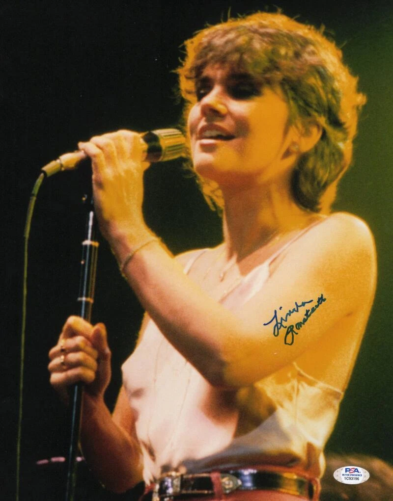Linda Ronstadt Signed Autograph 11x14 Photo w/ Witnessed In the Presence PSA COA