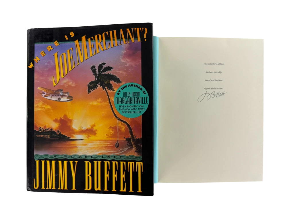 Jimmy Buffett Signed Autograph Where is Joe Merchant LE Collectors Book JSA COA