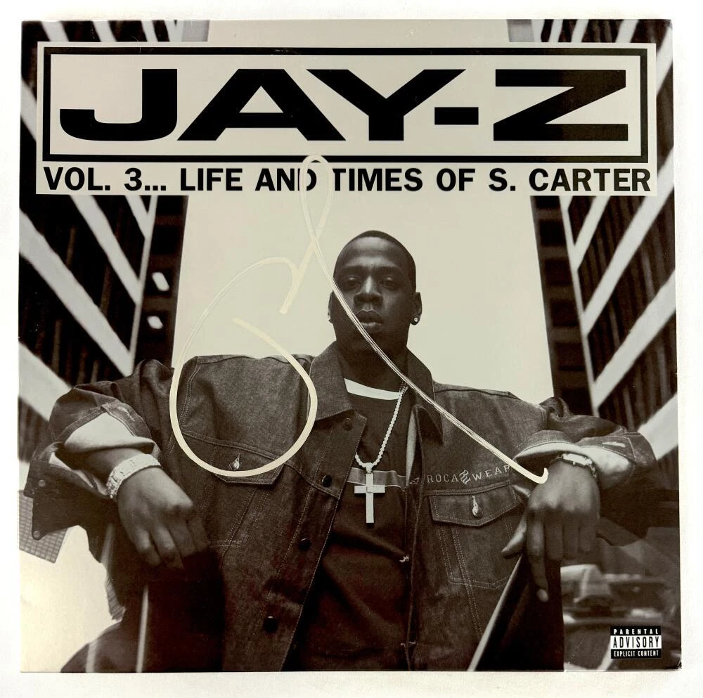 Jay-Z Signed Autograph Album Vinyl Record - Vol 3 Life and Times of S Carter BAS