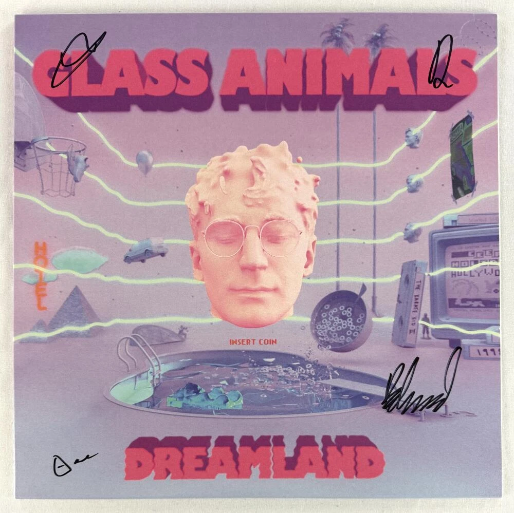 Glass Animals Full Band Signed Autograph Album Vinyl Record - Dreamland JSA COA