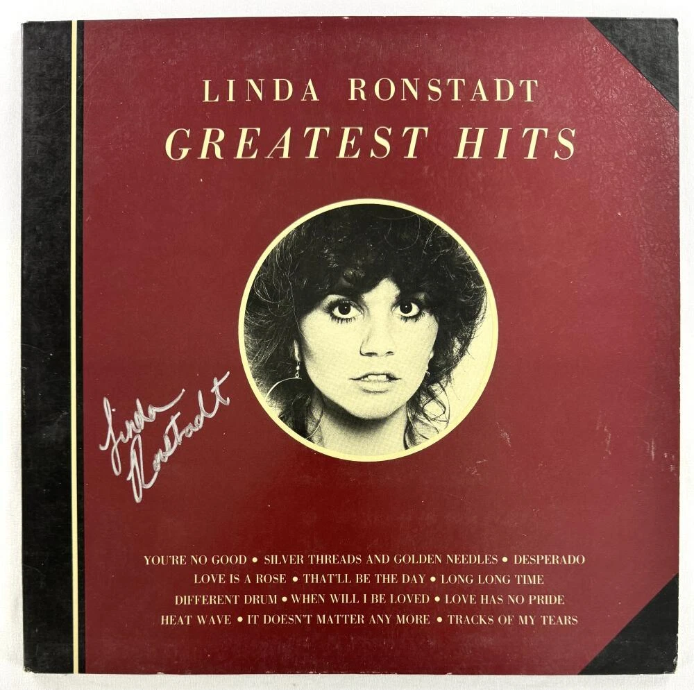 Linda Ronstadt Signed Autograph Album Vinyl Record LP - Greatest Hits w/ Beckett