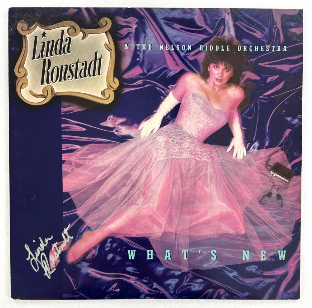 Linda Ronstadt Signed Autograph Album Vinyl Record LP - What's New Beckett COA