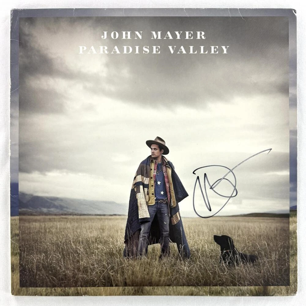 John Mayer Signed Autograph Album Vinyl Record LP - Paradise Valley Beckett JSA