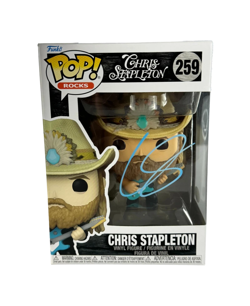 Chris Stapleton Signed Autograph Funko Pop 259 - Starting Over Higher w/ JSA COA