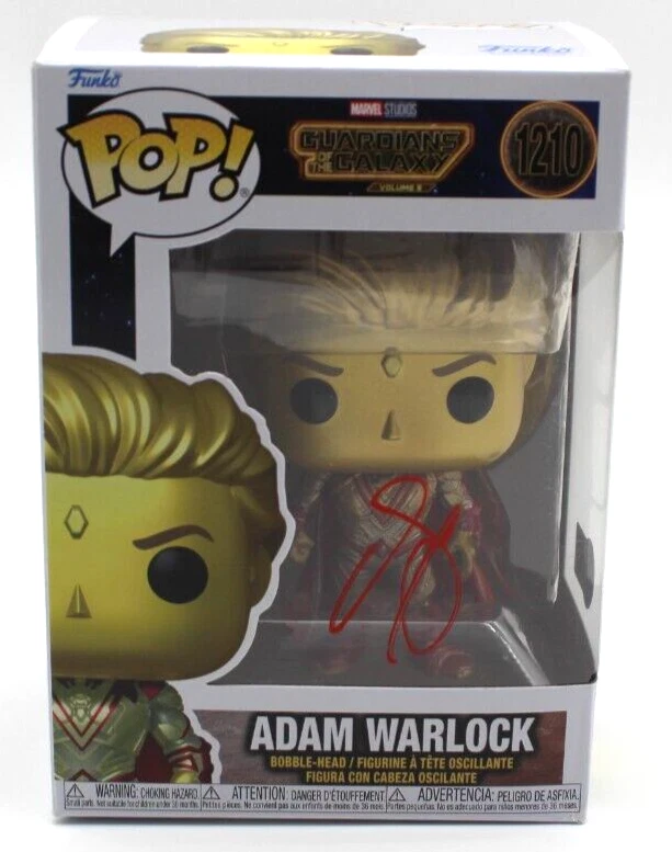 Will Poulter Signed Funko Pop 1210 Adam Warlock w/Beckett COA BM61811 Marvel