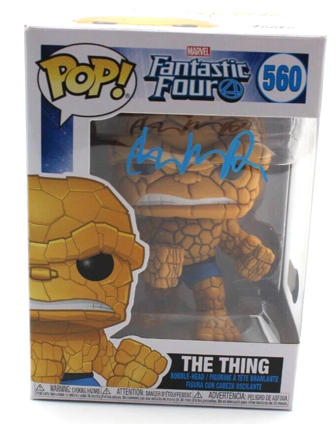 Ebon Moss-Bachrach Signed Fantastic Four Funko Pop 560 w/Beckett COA BM61829