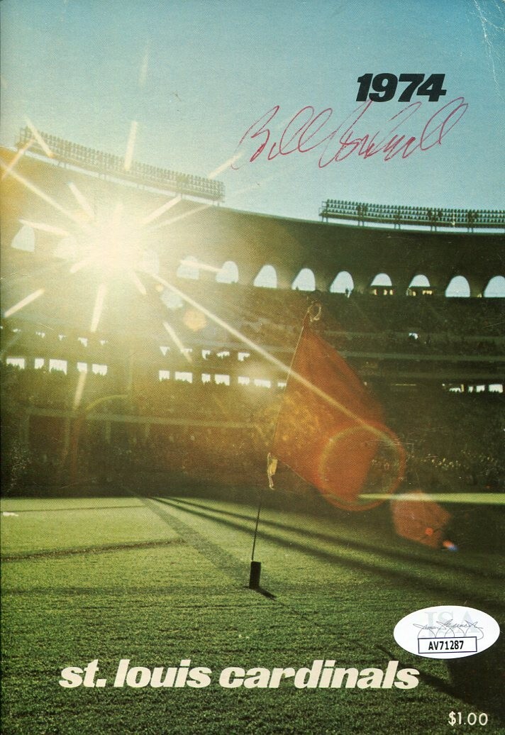 Bill Bidwill St Louis Arizona Cardinals Owner Rare Signed Autograph Program JSA