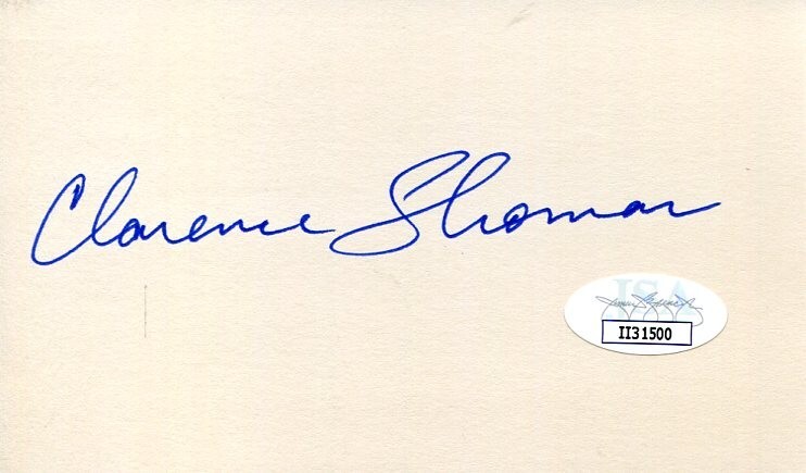 Clarence Thomas US Supreme Court Justice Civil Rights Signed Autograph JSA