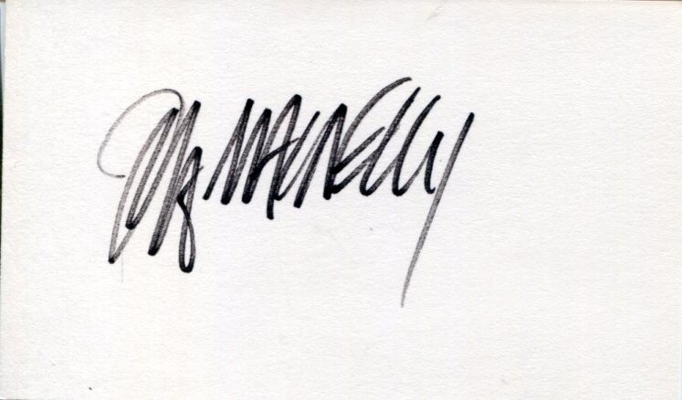 Jeff MacNelly Pulitzer Winner Editorial Cartoonist Shoe Comic Signed Autograph