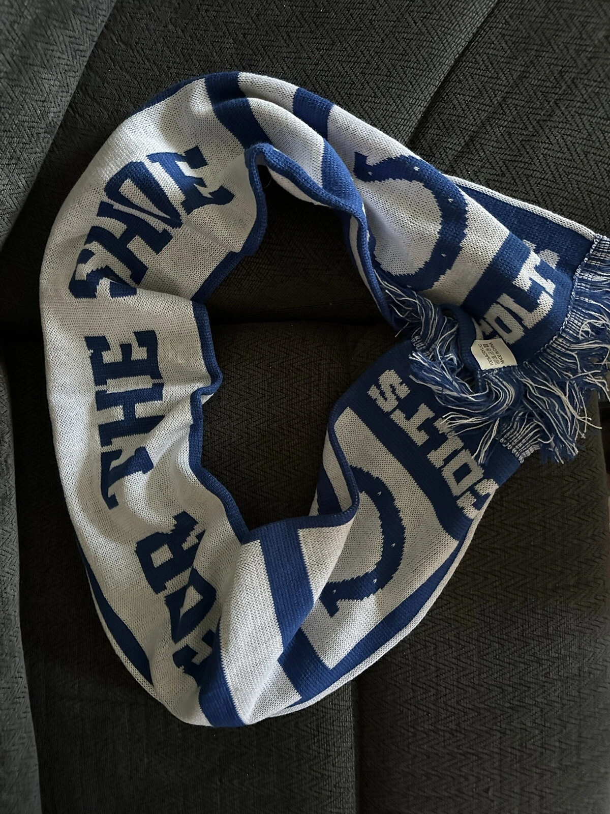 Indianapolis Colts SGA Knit Scarf Giveaway New Unused Winter Scarf