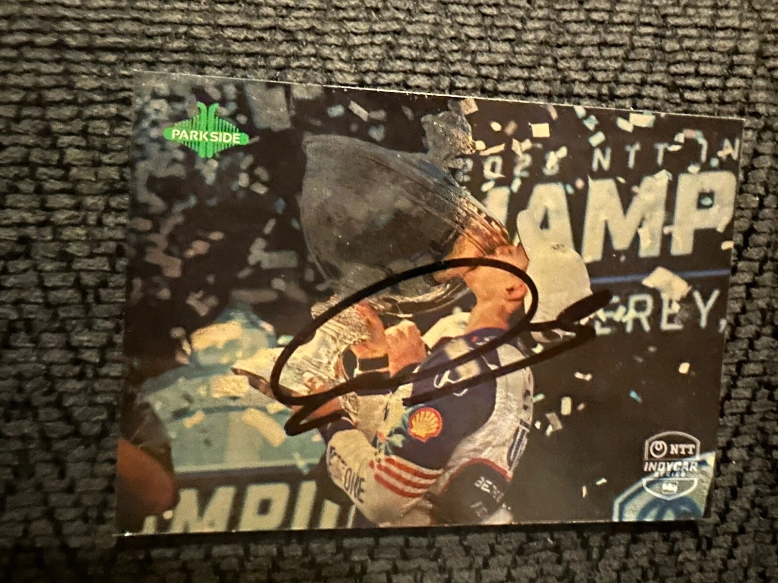 2024 Parkside Indy Car Trading Card 500 Signed Alex Palou Iconic Images Insert