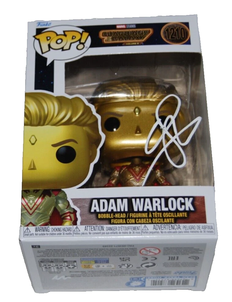 WILL POULTER SIGNED (GUARDIANS OF THE GALAXY) 1210 FUNKO POP BECKETT BAS BN07915 COLLECTIBLE MEMORABILIA