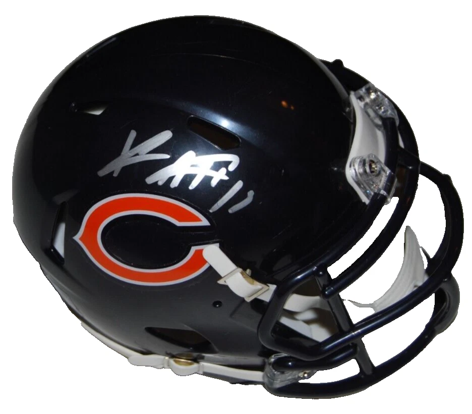 KEENAN ALLEN signed (CHICAGO BEARS) mini football helmet BECKETT BAS BN71233