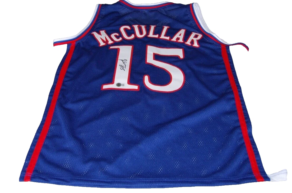KEVIN MCCULLAR JR signed (KANSAS JAYHAWKS) Custom jersey BECKETT BP30959