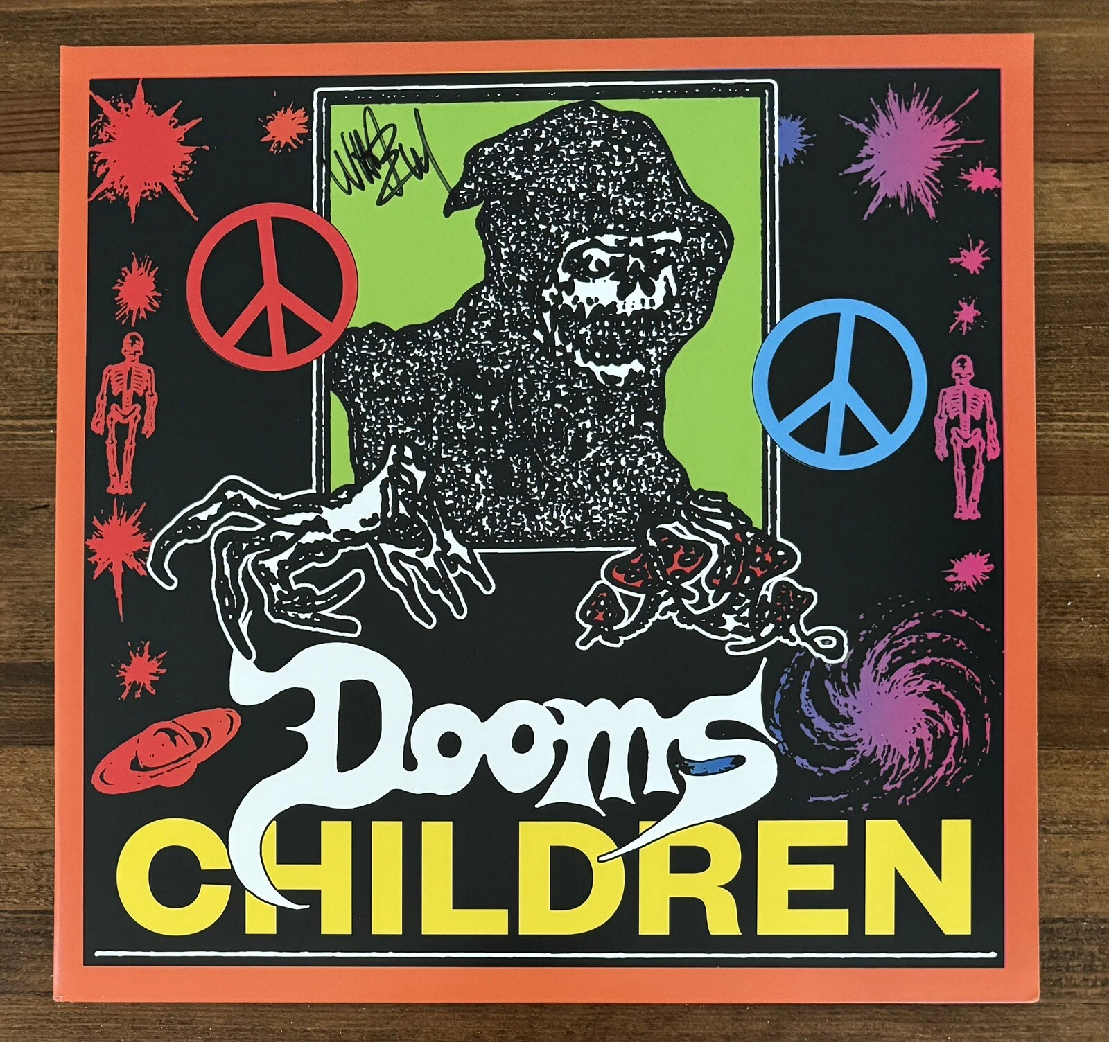 SIGNED Dooms Children Purple & Red Vinyl Wade MacNeil PSA DNA COA Autographed