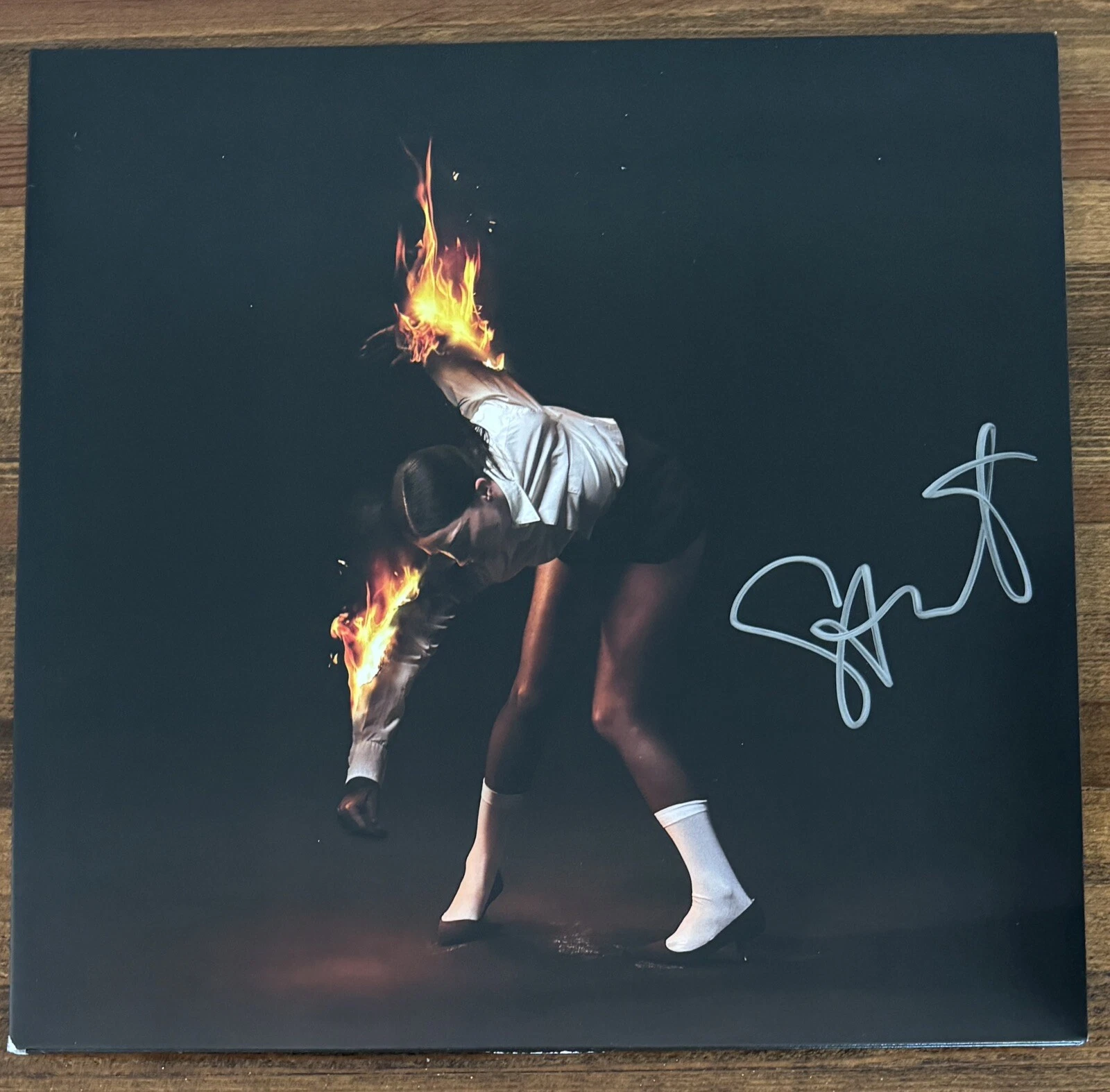 SIGNED ST VINCENT ALL BORN SCREAMING RED VINYL LP PSA DNA COA AUTOGRAPHED *DING*