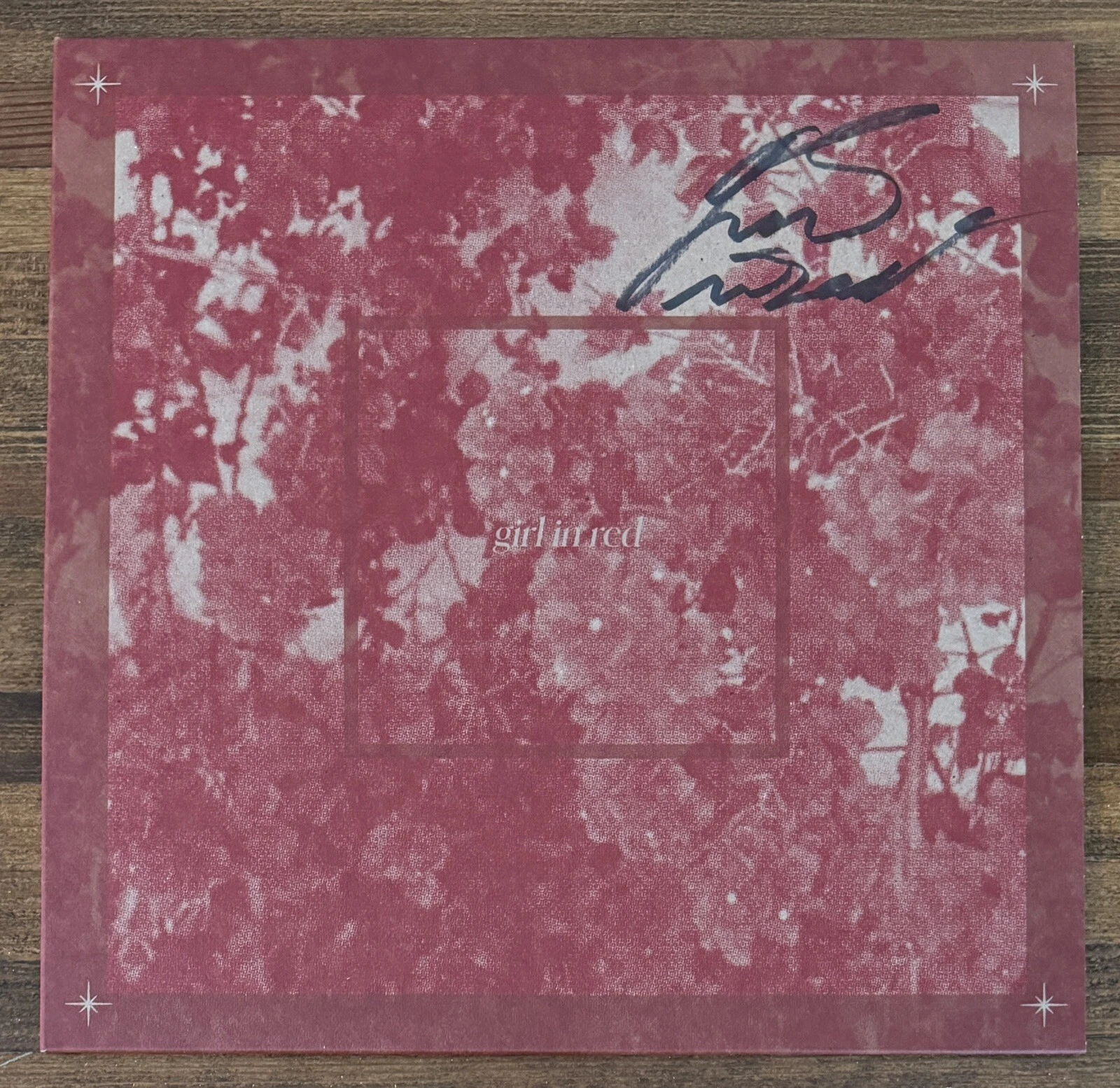 SIGNED GIRL IN RED BEGINNINGS LIMITED EDITION COLOR VINYL PSA DNA COA AUTOGRAPH