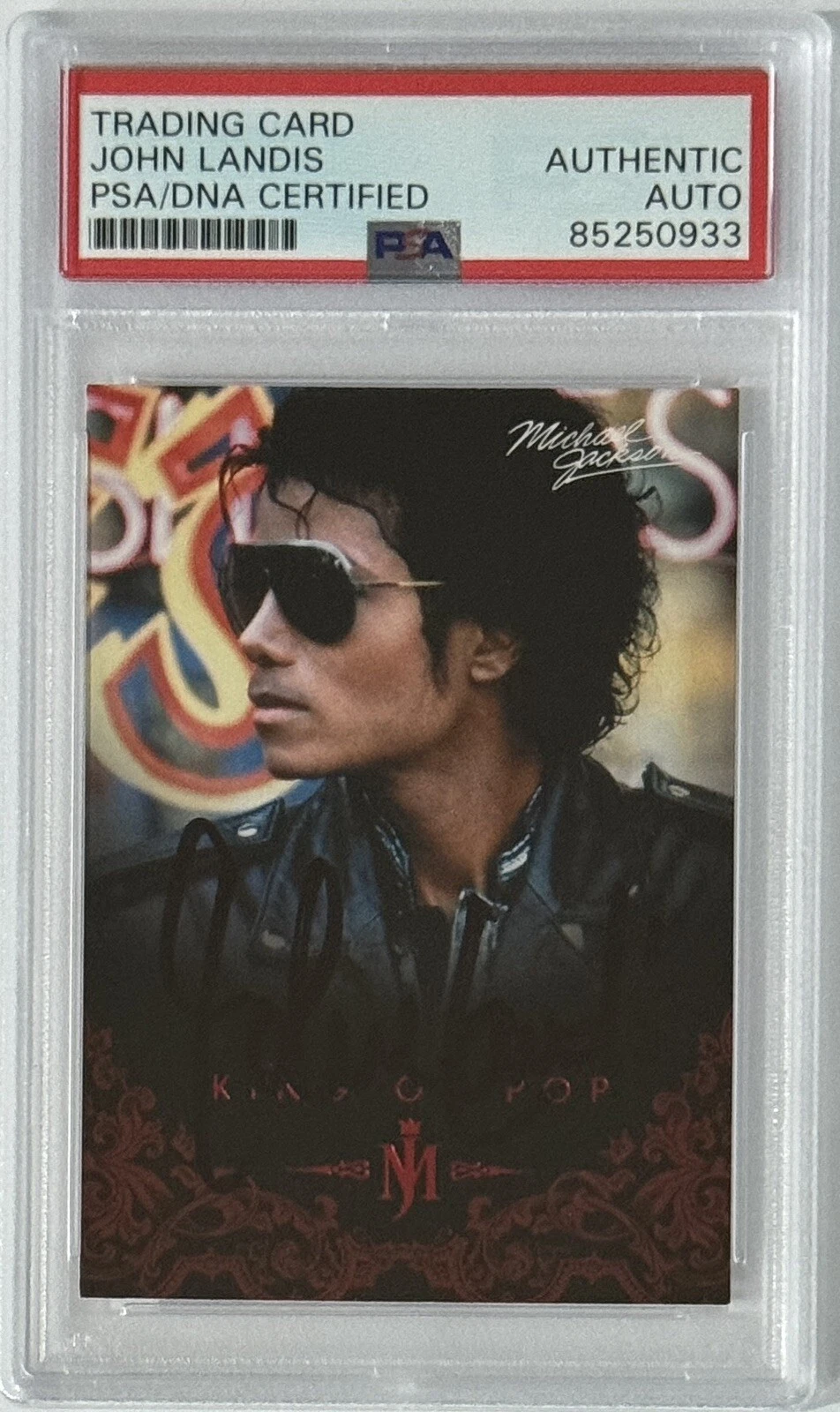 2011 Panini Michael Jackson King Of Pop Thriller John Landis Director PSA DNA