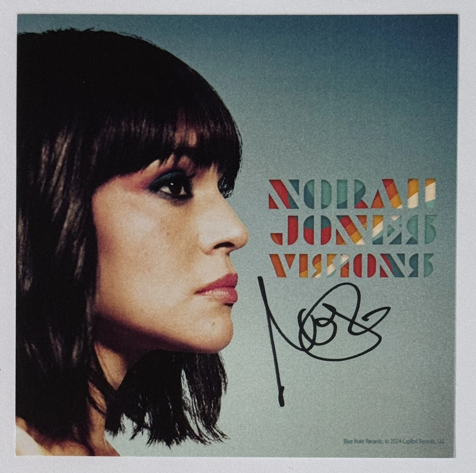 Norah Jones Visions CD & SIGNED AUTOGRAPHED PICTURE CARD PSA DNA Certified COA