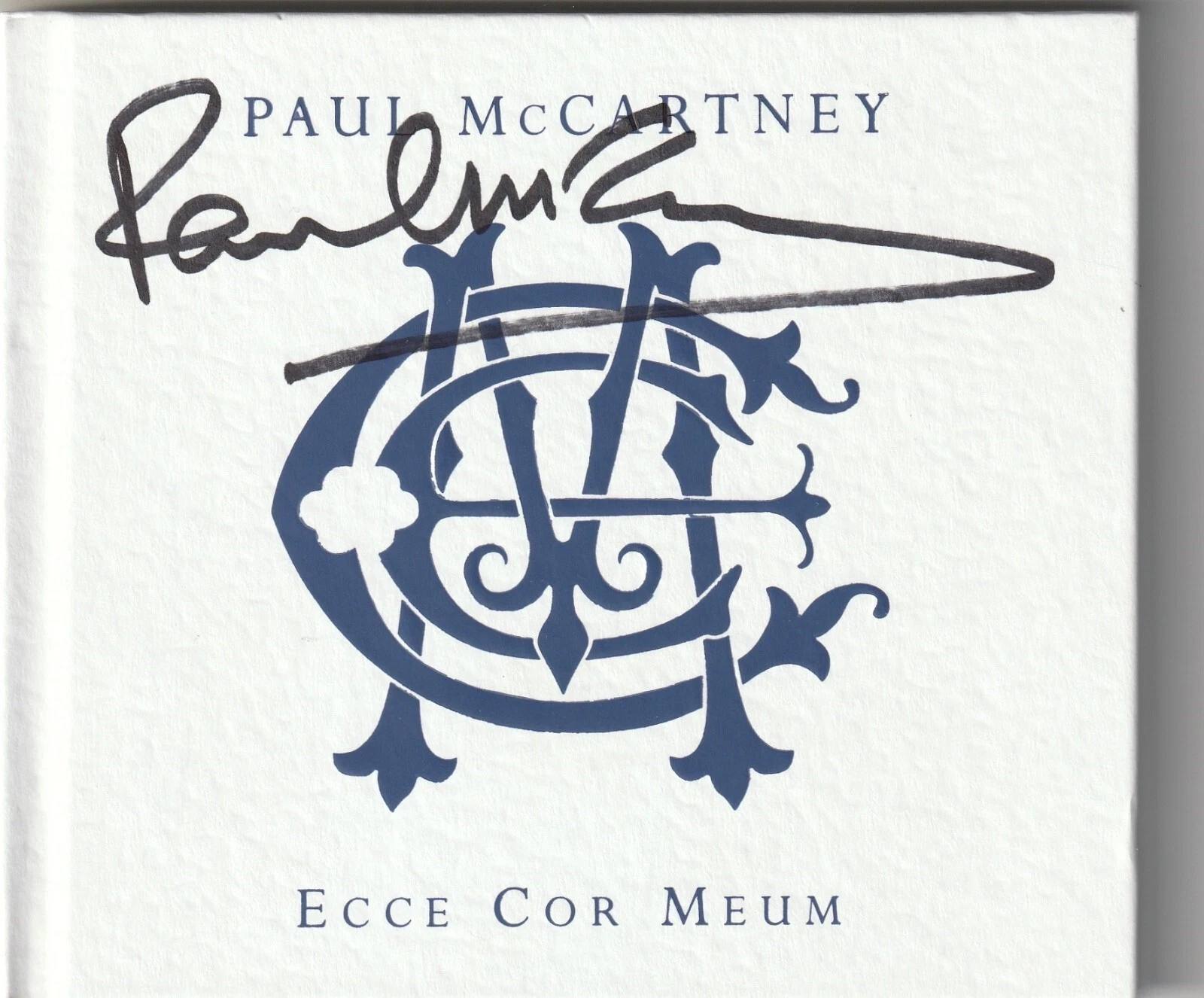 PAUL McCARTNEY Signed ECCE COR MEUM CD Beckett (BAS) LOA