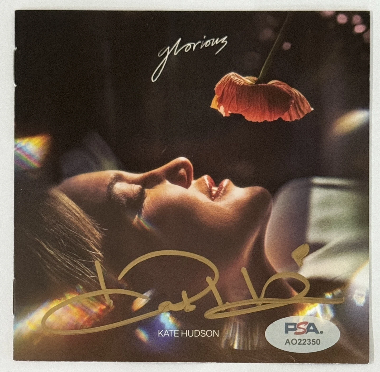 Kate Hudson Glorious Sealed CD & Signed CD Cover PSA DNA COA Certified Picture