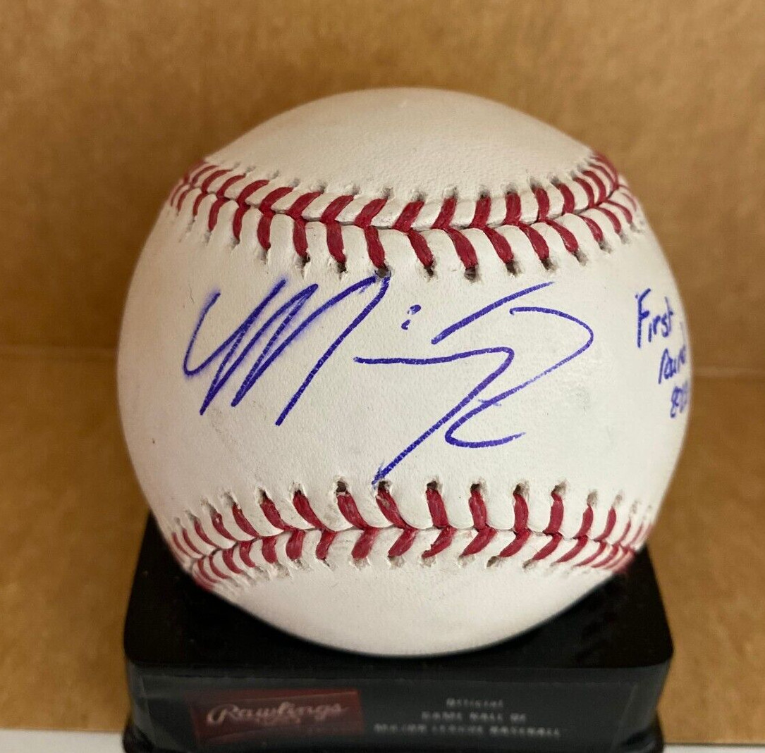 MIKEY ROMERO 2022 FIRST ROUND RED SOX SIGNED AUTOGRAPH M.L. BASEBALL BECKETT !!