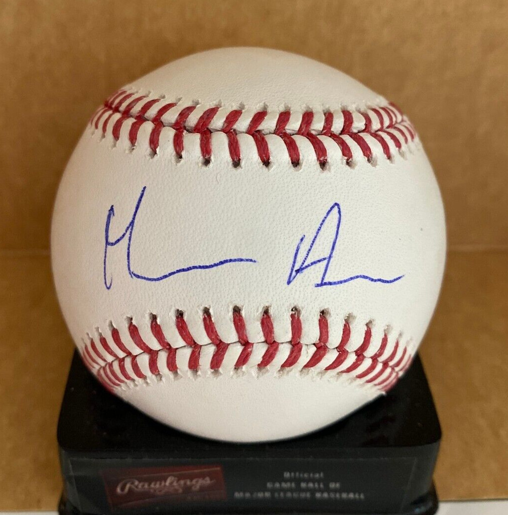 MICHAEL ARROYO SEATTLE MARINERS SIGNED AUTOGRAPHED M.L. BASEBALL BAS BECKETT