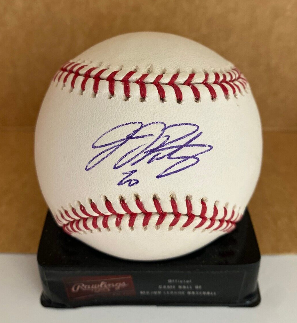 J.J. PUTZ METS WHITE SOX SIGNED AUTOGRAPHED M.L BASEBALL BAS BECKETT